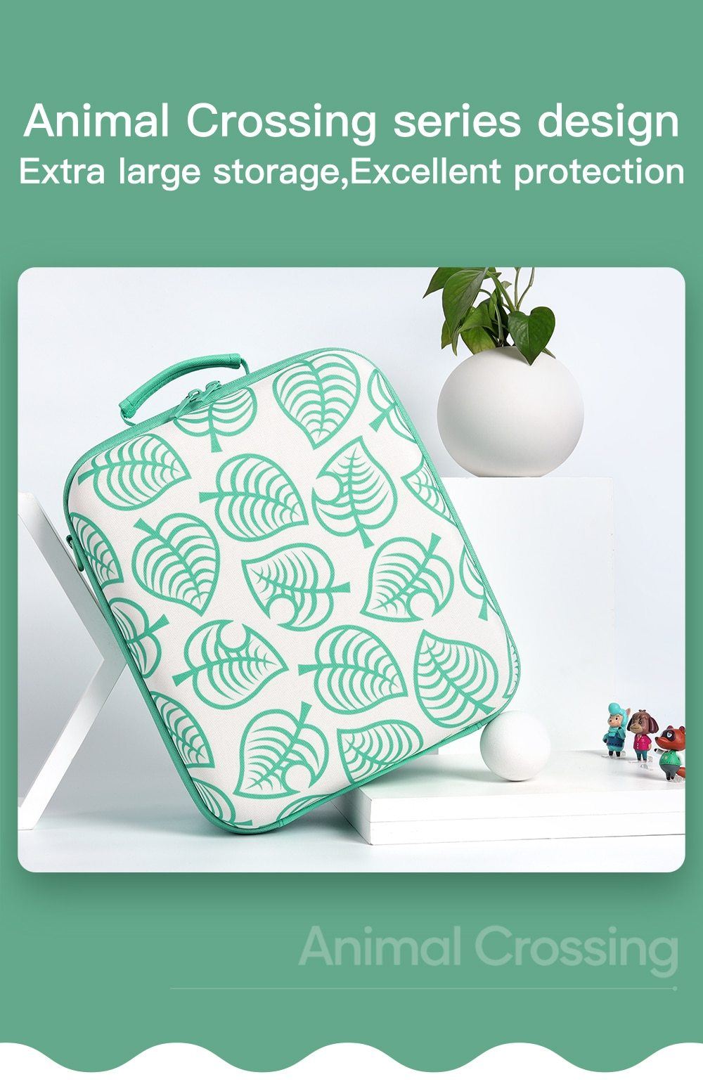 Animal Crossing Hard Case Carrying Bag - GamerPro