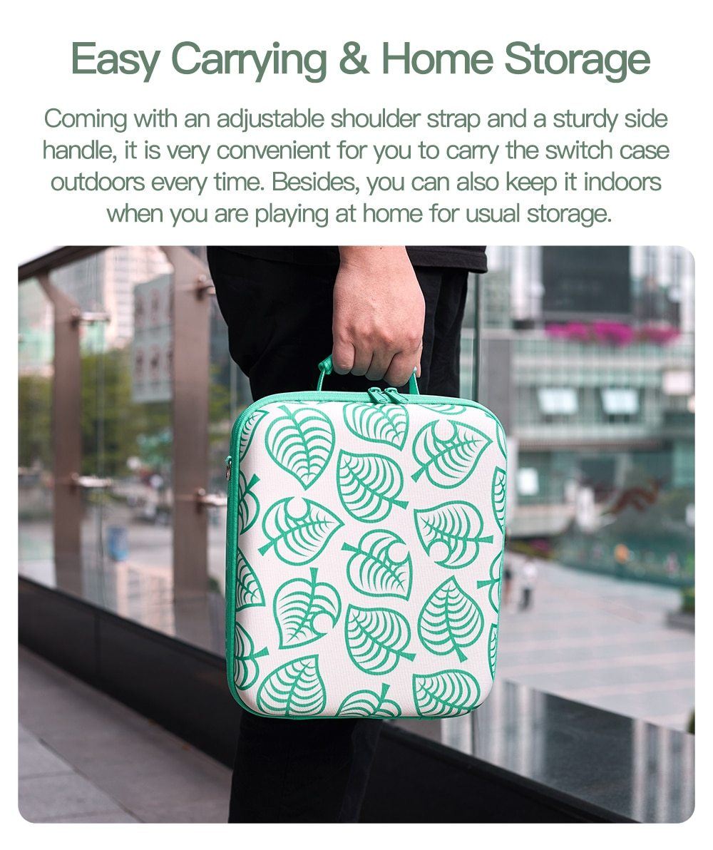 Animal Crossing Hard Case Carrying Bag - GamerPro