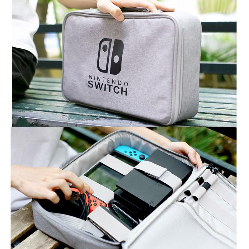 Nintendo Switch Gray Travel Bag - GamerPro