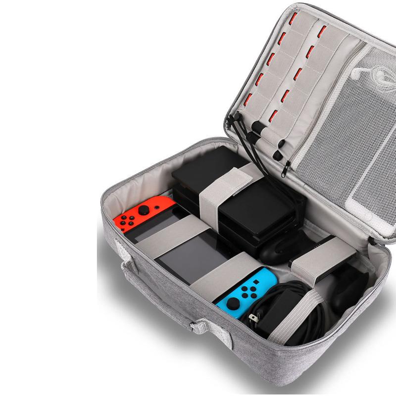 Nintendo Switch Gray Travel Bag - GamerPro