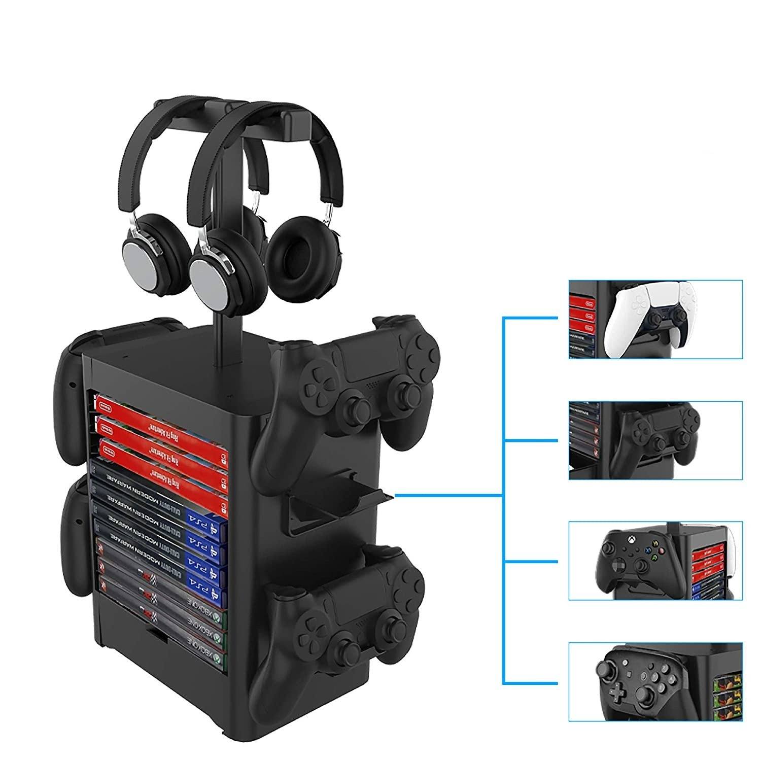 All Platform Storage Stand™ For PS5/PS4/NS/XBOX - GamerPro