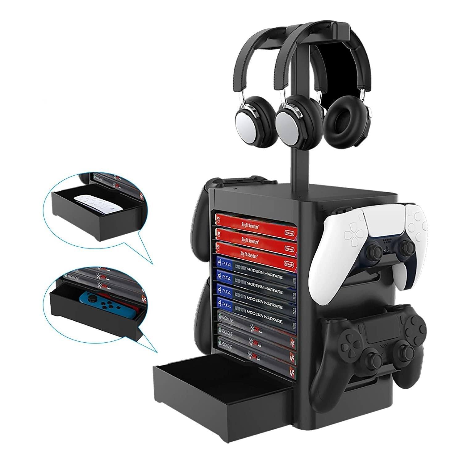 All Platform Storage Stand™ For PS5/PS4/NS/XBOX - GamerPro